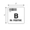 Nevs ISBT 128 B Rh Positive 2" x 2" BBC-7300 - alternate 2